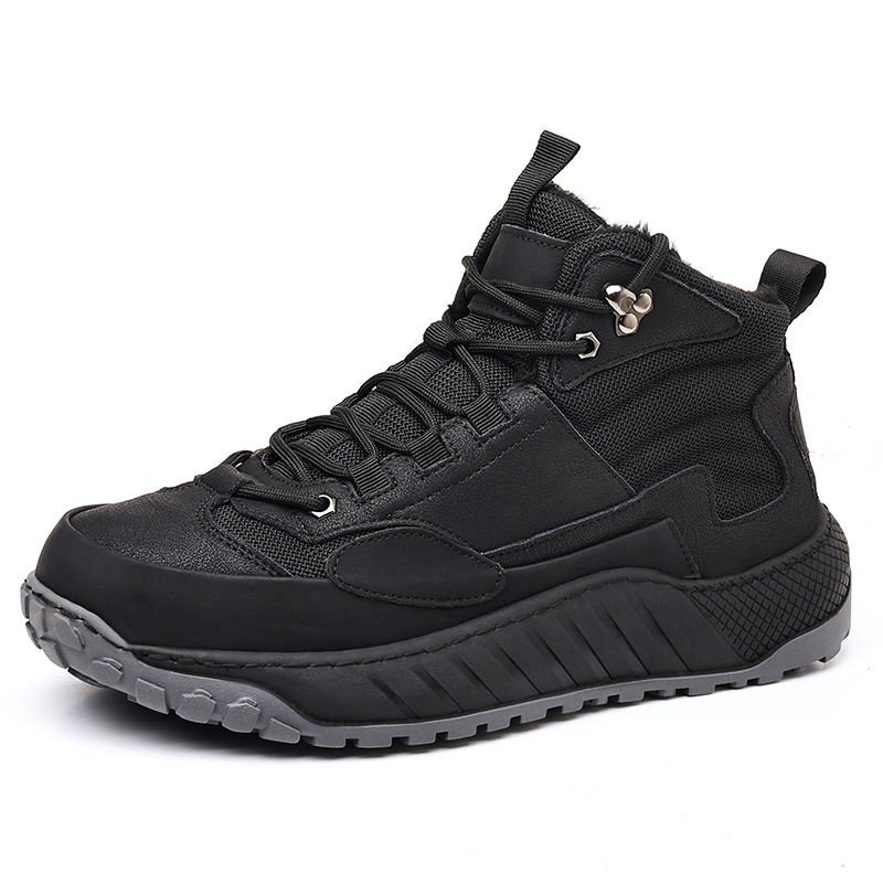 GIHO Top Grain Cow Leather Slip Resistant Abrasion Resistant Mid top Mountaineering Shoes Men's