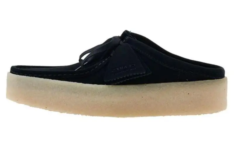 Clarks Originals Wallabee Cup Lo Black Warmlined Suede