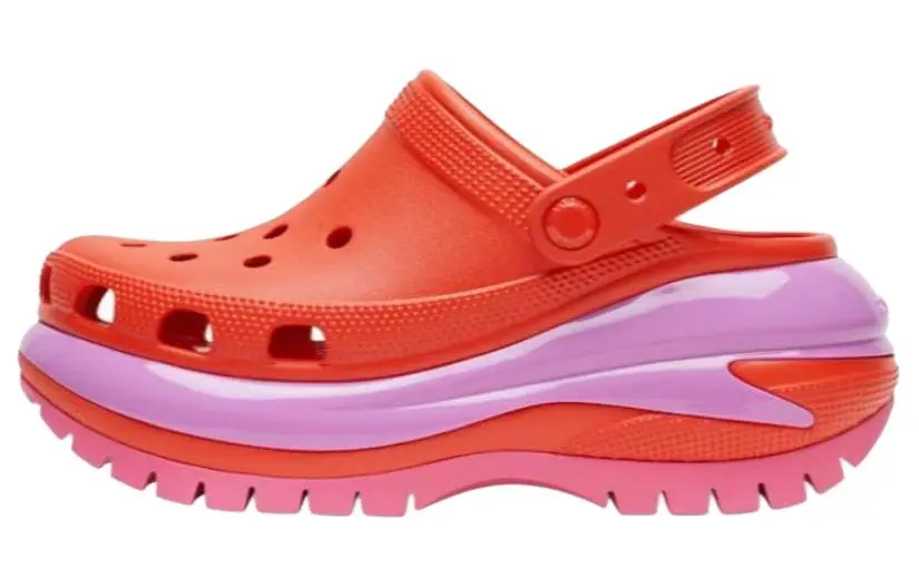 Crocs Mega Crush Clogs 'Orange Pink'