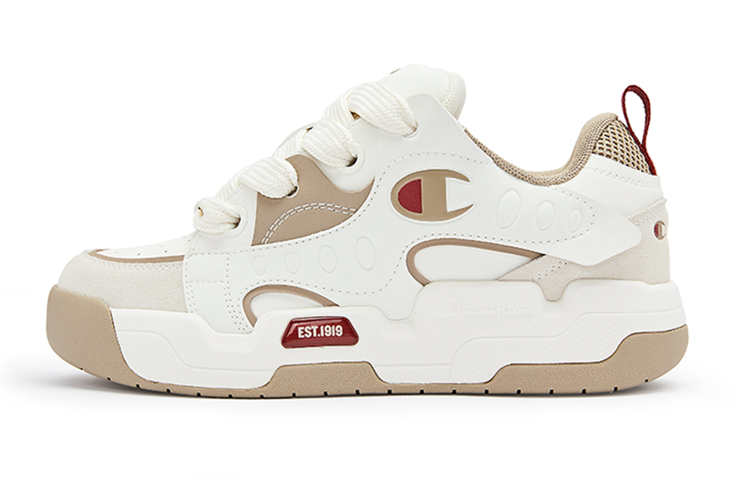 Champion Playful Puffy Shoes Low top Skateboard Shoes Women's Coffee Brown