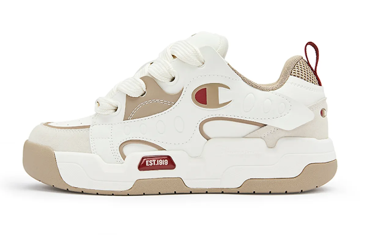 Champion Playful Puffy Shoes Low top Skateboard Shoes Women's Coffee Brown