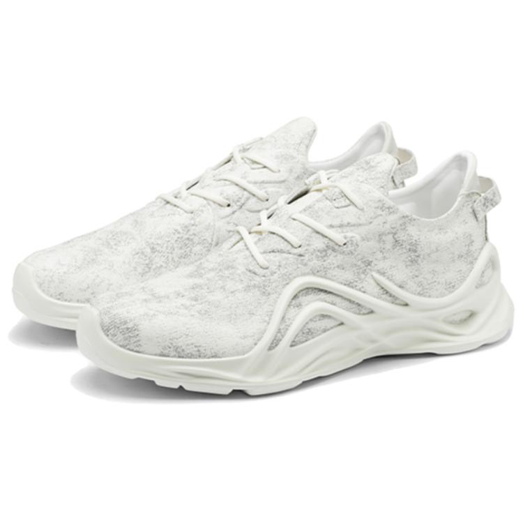 Ecco BIOM INFINITE Cow Leather Slip Resistant Low top Outdoor Shoes Men’s Neon White