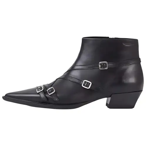 VAGABOND SHOEMAKERS Leather Ankle Boots 4cm Women's Black