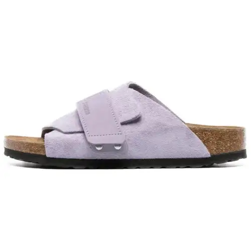 Birkenstock Rubber Sole Slide Slippers Women's Lavender Purple