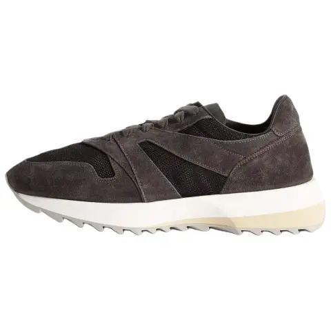 Fear Of God Vintage Runner Off Fashion Trend Abrasion Resistant Low top Casual Shoes Men's Black Gray