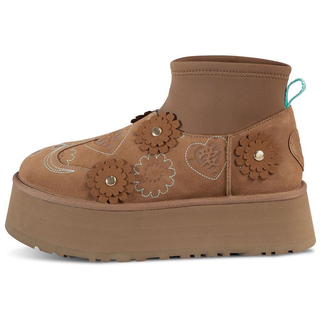 Женские сапоги UGG (коричневые)