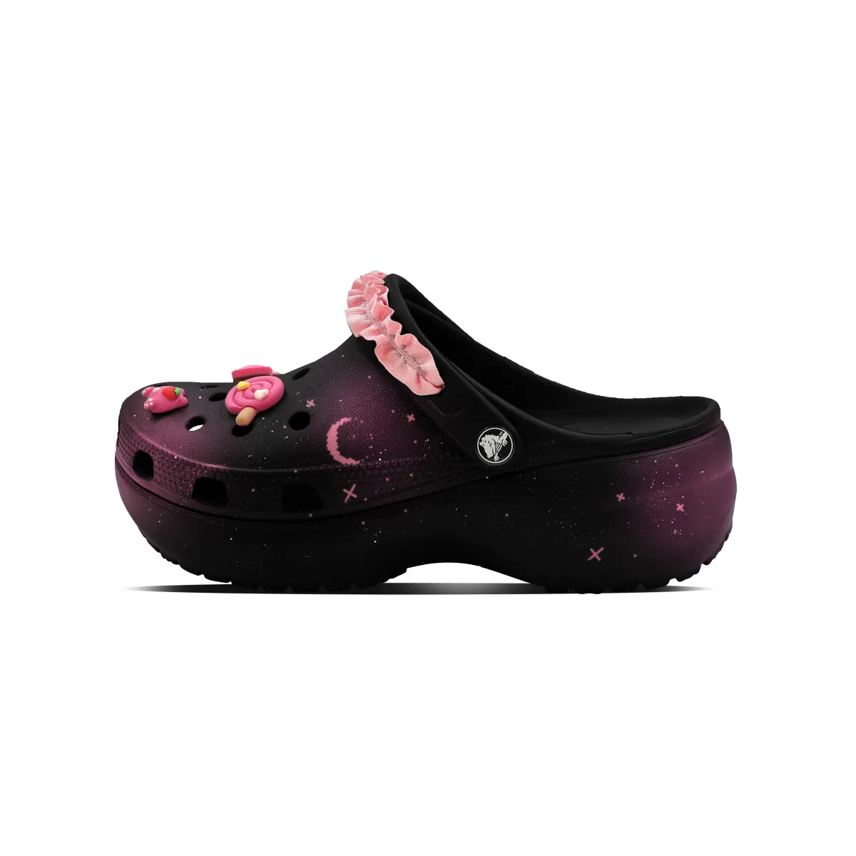 Crocs Classic Clog Universe Resonance EVA Clogs Women's Black Pink