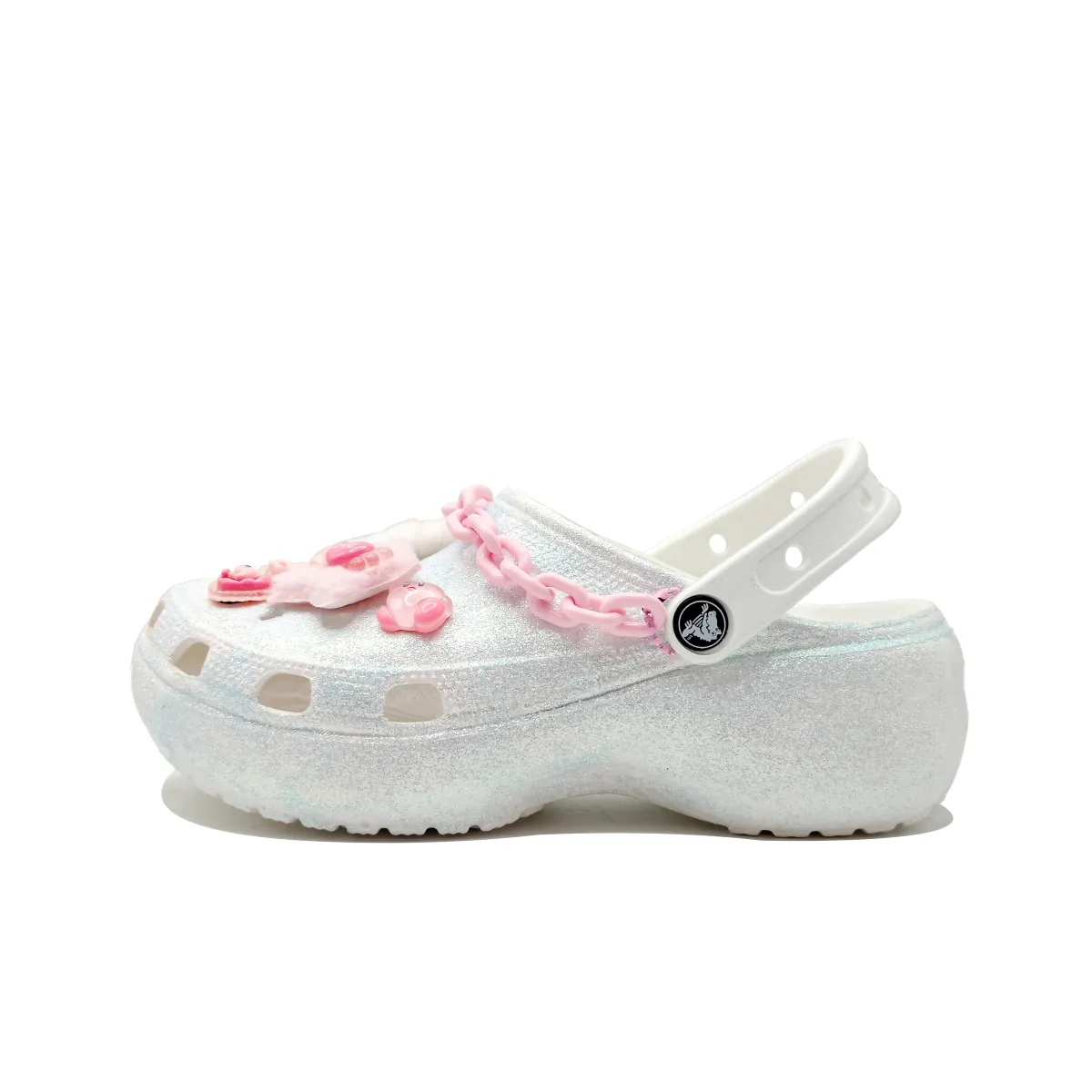 Crocs Classic Platform Clog EVA Clogs Unisex White