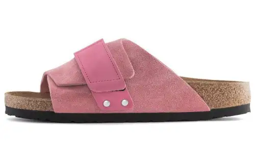 Birkenstock Kyoto Nubuck Leather/Suede Narrow Fit 'Candy Pink' Women's