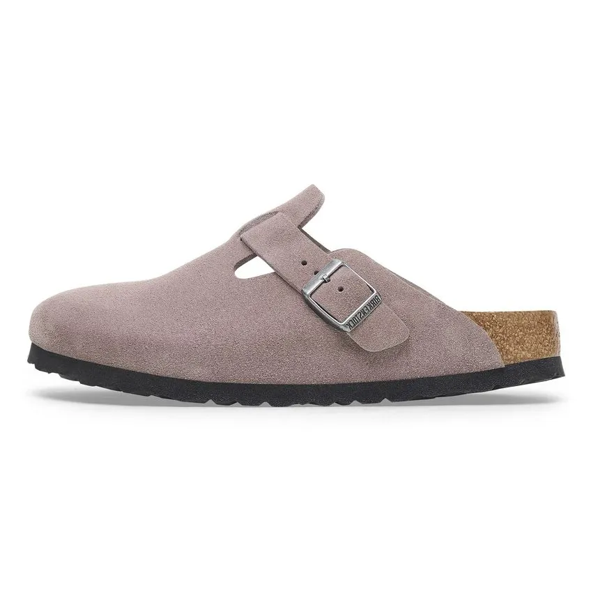 Birkenstock EVA Abrasion Resistant Closed Toe Slippers Unisex Light Purple