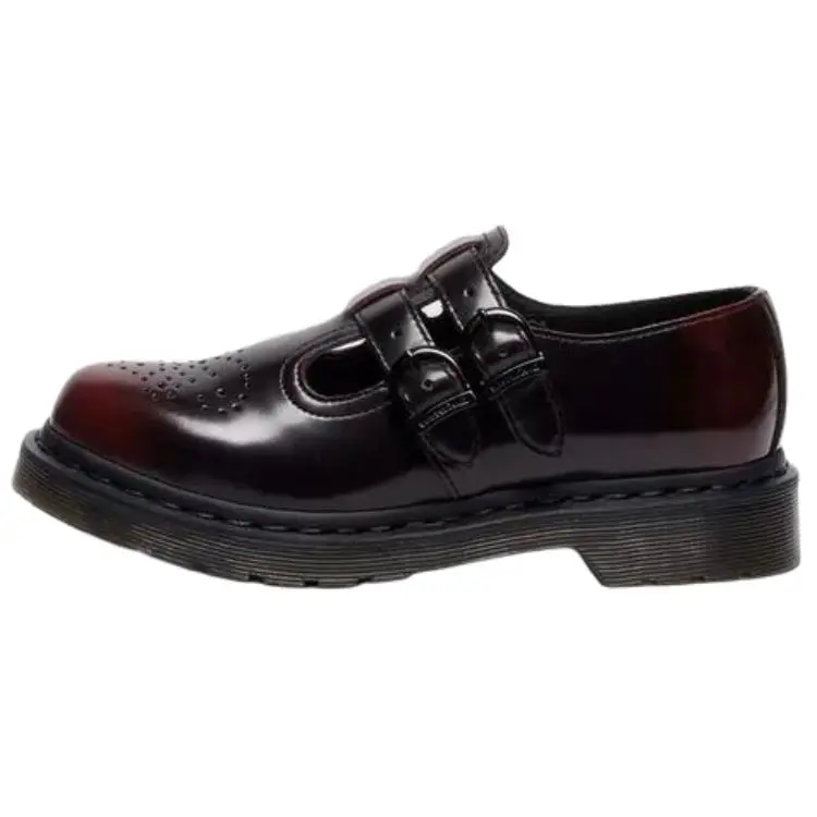 Dr.Martens 8065 Fashion Trend Mary Jane Shoes Women's Brown Black