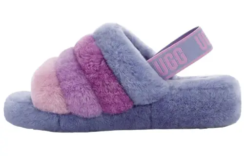 UGG Fluff Yeah Slide Cornflower Multi Women's