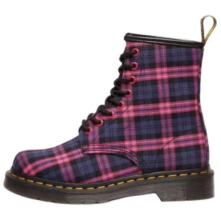 Dr.Martens 1460 Short Combat Boots Women's Pink Purple
