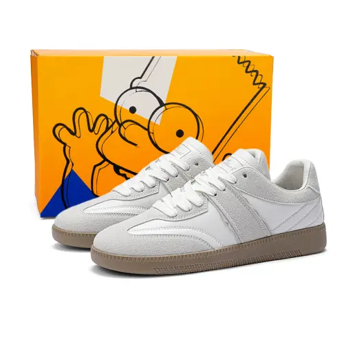 The Simpsons Slip Resistant Cushioning Abrasion Resistant Lightweight Low top German Army Trainers Unisex