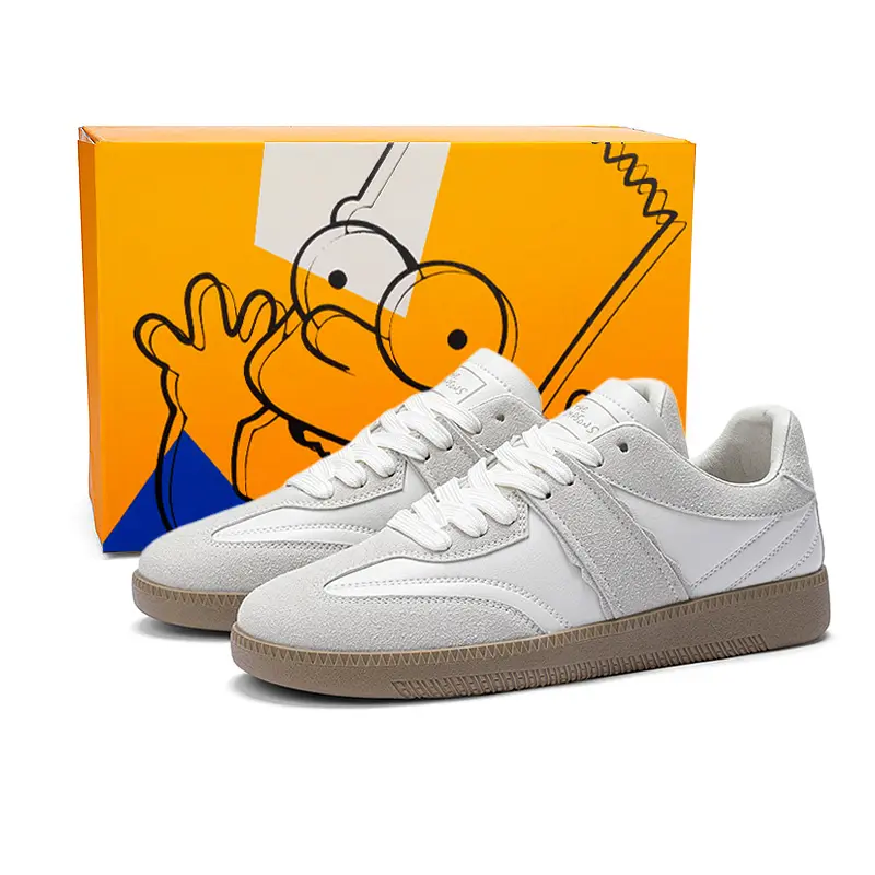 The Simpsons Slip Resistant Cushioning Abrasion Resistant Lightweight Low top German Army Trainers Unisex