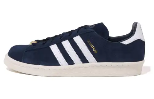 Adidas x A BATHING APE Cow Leather Low top Skateboard Shoes Men's Blue