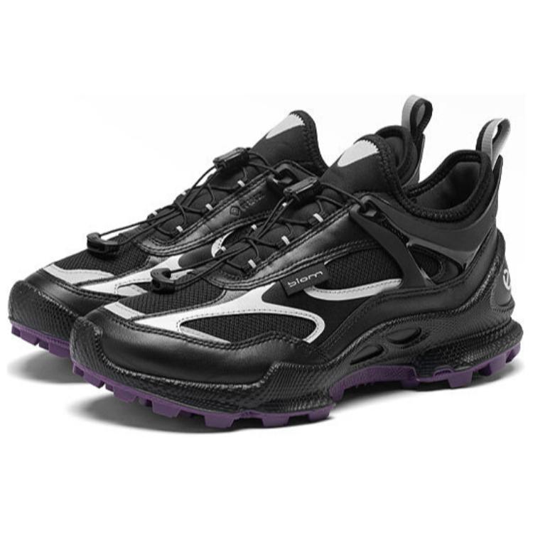Ecco Biom C Trail Cow Leather Low top Mountaineering Shoes Women’s Black Purple