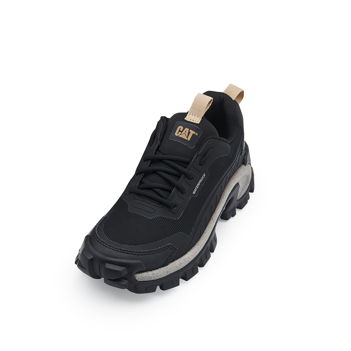 CAT Textile, TPU Abrasion Resistant Abrasion Resistant Low top Outdoor Shoes Unisex Black
