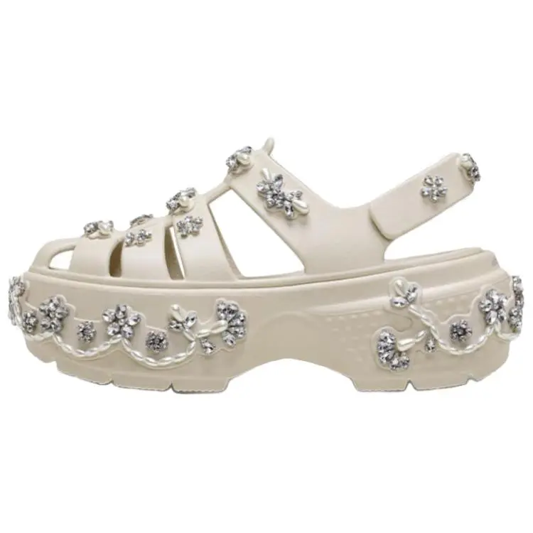 Crocs x SIMONE ROCHA Snow House EVA Roman Sandals Unisex Concrete Gray