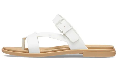 Crocs Slide Slippers Women's White/Brown Color