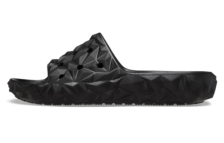 Crocs Classic Geometric Slides 'Black'