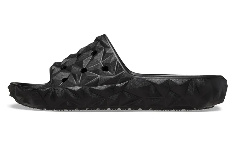 Crocs Classic Geometric Slides 'Black'