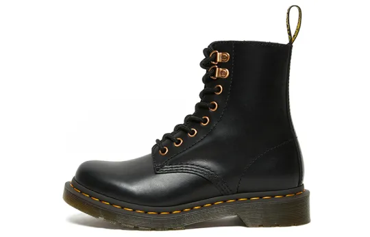 Dr. Martens 1460 Pascal Hdw Combat Boots Black Women's