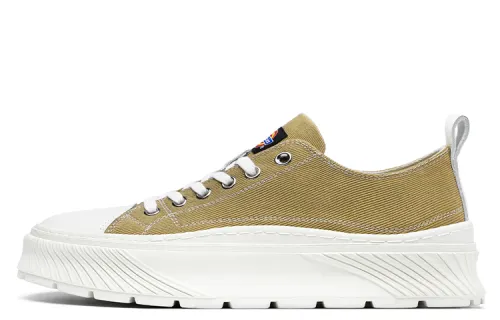 Dickies Canvas Shoes Men's Low Top Brown