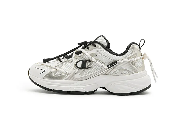 Champion Textile, Synthetic Leather Cushioning Abrasion Resistant Balance Running Shoes Women's Gold