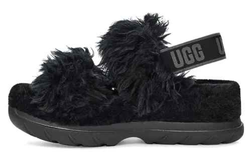 UGG Shearling Stylish Sandal Women's Black