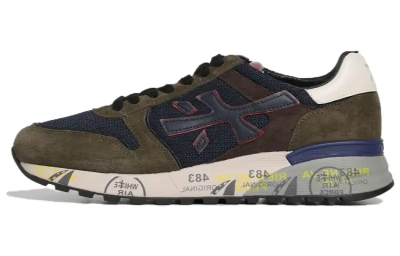 PREMIATA Mick Low top Casual Shoes Men's Brown Green