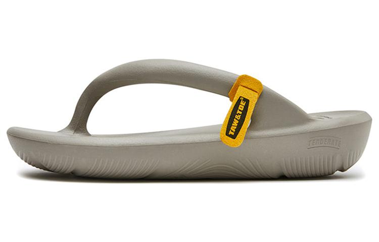 TAW&TOE Flip Flops Unisex Lime Gray