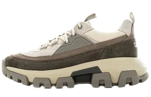 CAT Re Powered Lunar Rover Chunky Sneakers Unisex Low Top Beige Yellow
