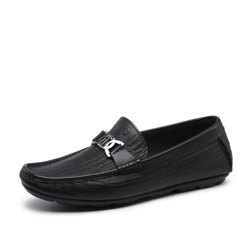 Chrisdien Deny Sheepskin Men's Casual Shoes Men's Black