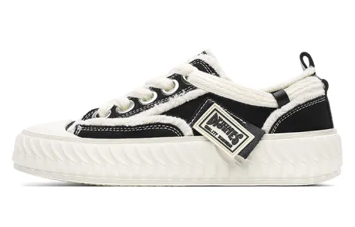 Dickies Low top Canvas Shoes Women's Black White