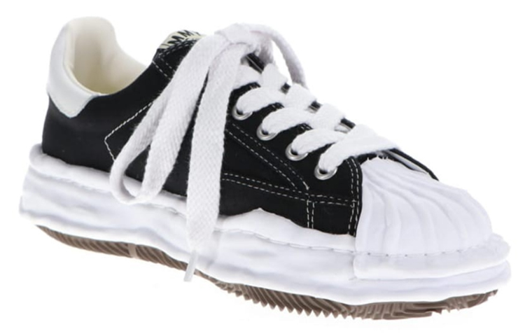 MIHARA YASUHIRO Blakey OG Sole Canvas Low Black No Logo