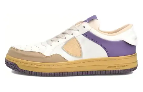 PHILIPPE MODEL Paris Colourblock Low-top Sneakers