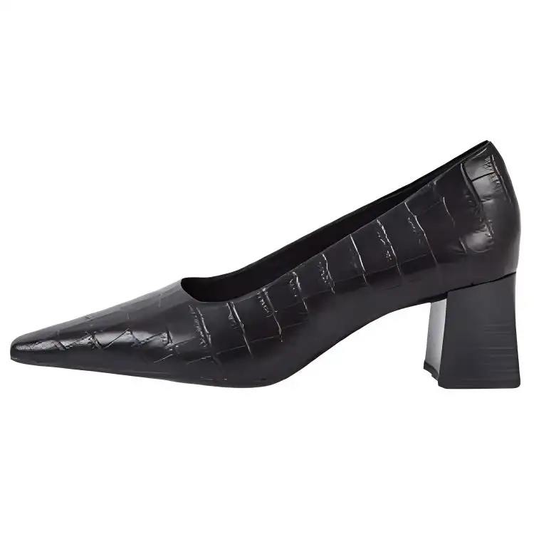 VAGABOND SHOEMAKERS Leather Chunky Heel High Heels Women's Black