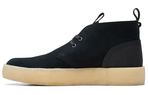 Clarks Cow Suede Casual Shoes Men's Black