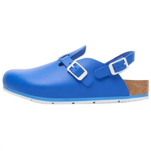 Birkenstock Slip Resistant Closed Toe Slippers Women's Blue