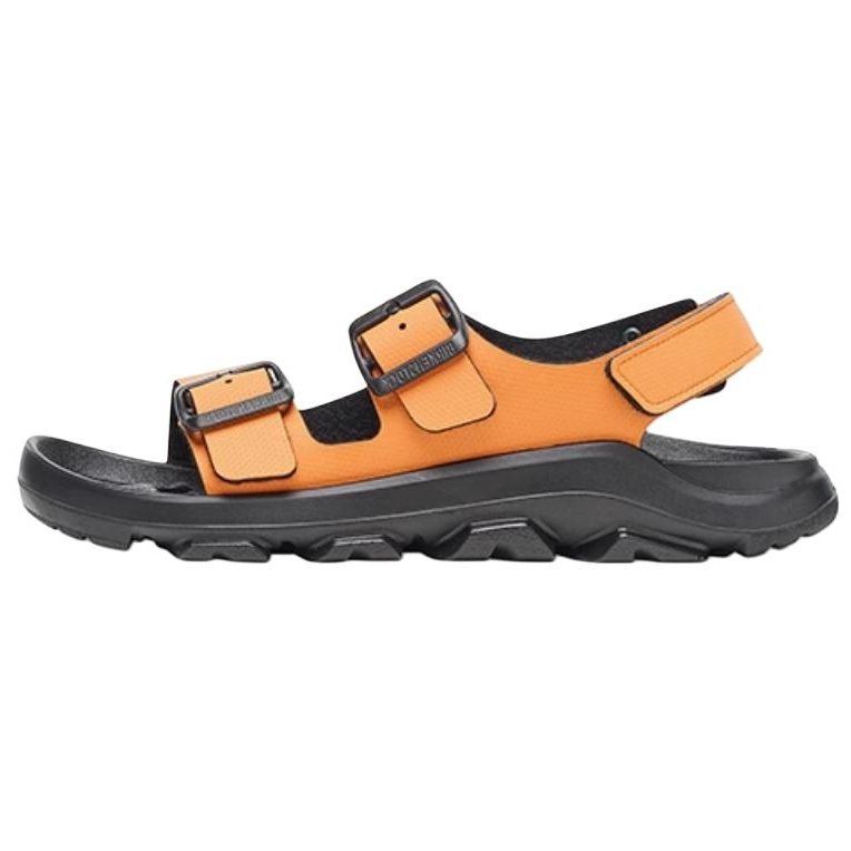 Сандалии Birkenstock из искусственной кожи (оранжевые)