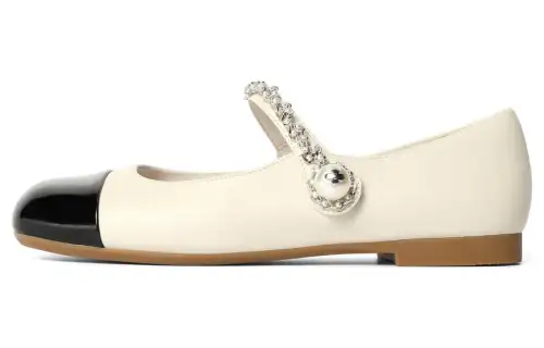 BELLE Sheepskin Mary Jane Shoes Women's
