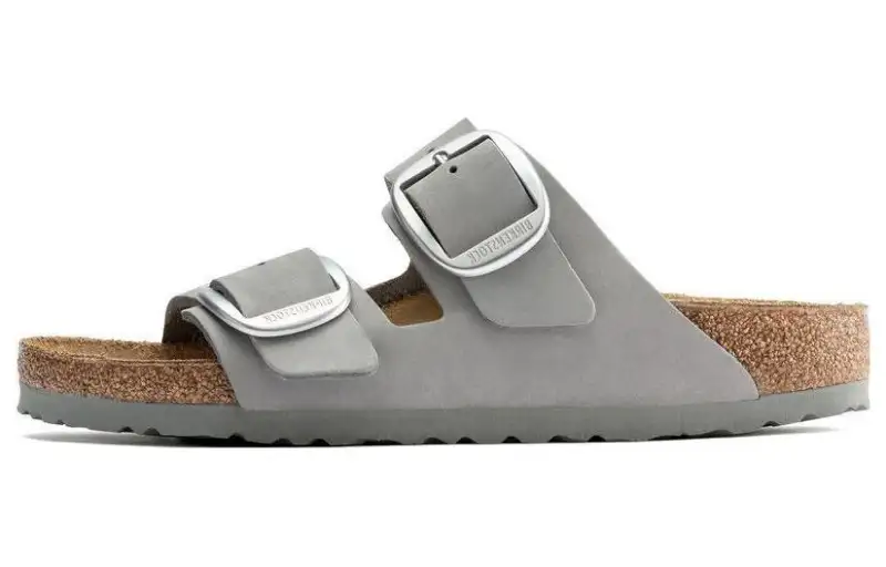 Birkenstock Arizona Slide Slippers Women's Dove Gray Regular