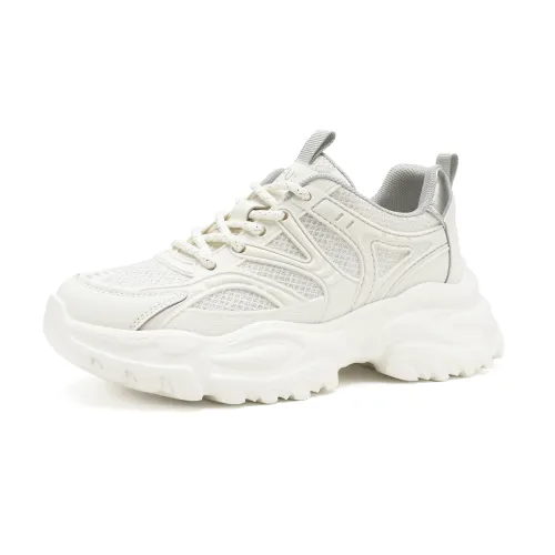 D FUSE SCANDINAVIA Cushioning Abrasion Resistant Cushioning, Wear Resistant Low top Chunky Sneakers Women's