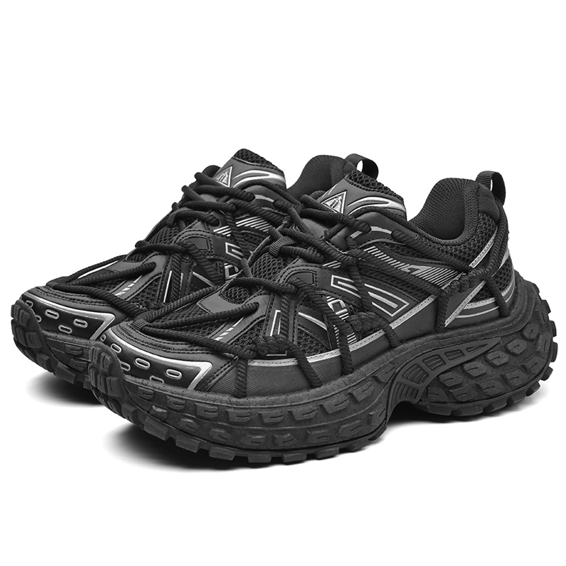 Masongarments Cushioning Abrasion Resistant Breathable Lightweight Height Increasing Rebound Low top Running Shoes