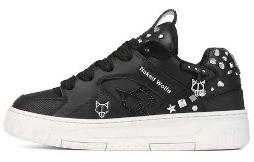 Naked Wolfe Skateboard Shoes Women's Low Top Black