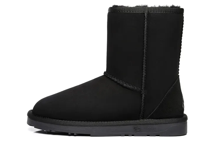 EVERAU Snow Boots Unisex Solid Color