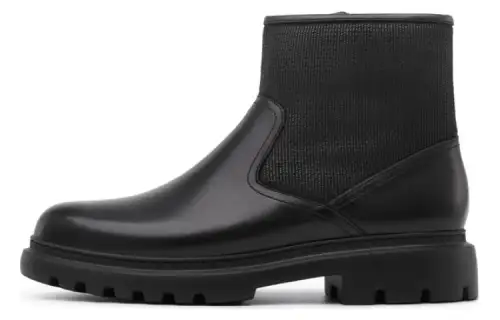 Chrisdien Deny Leather Ankle Boots 3.5cm Men's Black