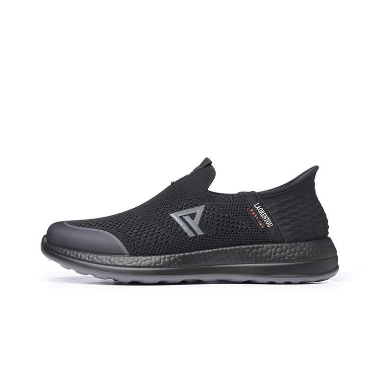 LAORENTOU Walking Shoes Men's Low Top Black