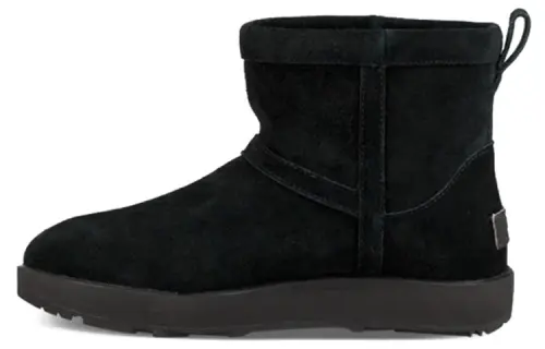 UGG Classic Mini Waterproof Fleece Lined Black Women's